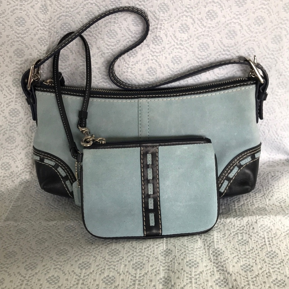 NEW Coach shoulder bag and wristlet